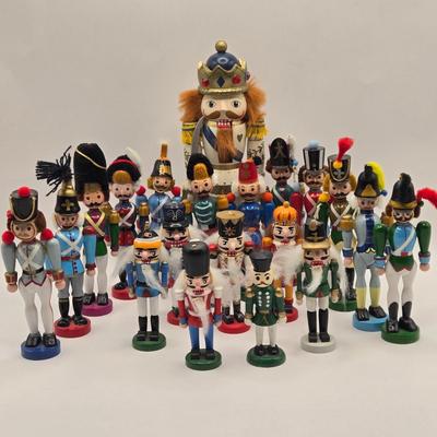 LOT 137K: Just a Bunch of Nuts, Crackers. Many Kurt S. Adler Nut Cracker Ornaments and Others