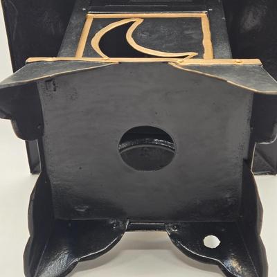 LOT 138K: Vintage Asian Celluloid Clamshell Dioramas and Boat, Lantern, Beer Stein From Okinawa, Hand Fan, Wooden Box, and Tales of the...