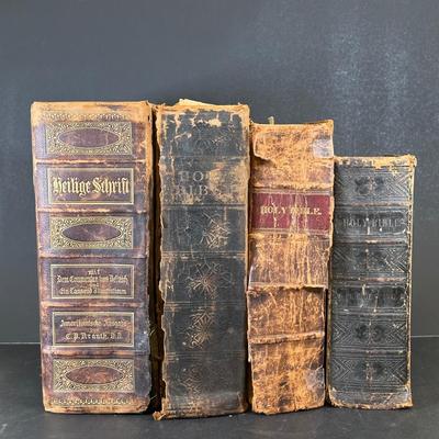 LOT 139K: Antique Bible Collection