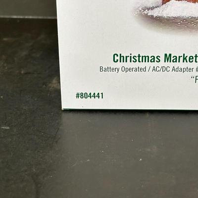 LOT 140K: Department 56 Christmas Market, The Ornament Booth, The Gingerbread Booth & More