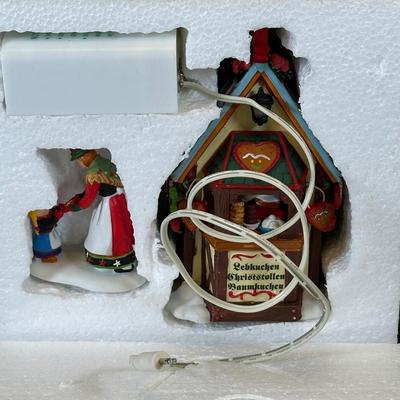 LOT 140K: Department 56 Christmas Market, The Ornament Booth, The Gingerbread Booth & More