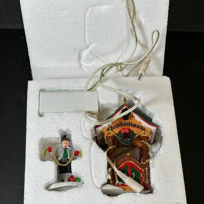 LOT 140K: Department 56 Christmas Market, The Ornament Booth, The Gingerbread Booth & More