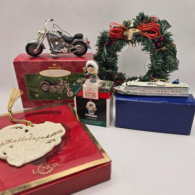 LOT 144K: Assortment of Christmas Ornaments Including Hallmark Keepsake Ornaments and More