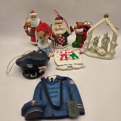 LOT 144K: Assortment of Christmas Ornaments Including Hallmark Keepsake Ornaments and More