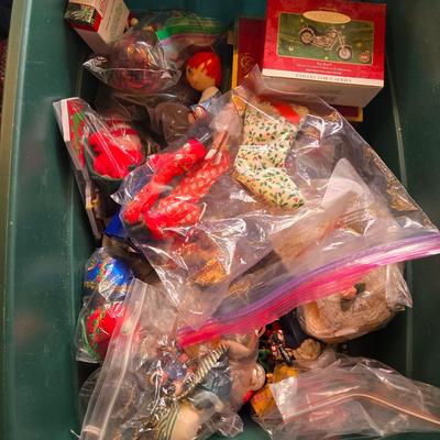 LOT 144K: Assortment of Christmas Ornaments Including Hallmark Keepsake Ornaments and More