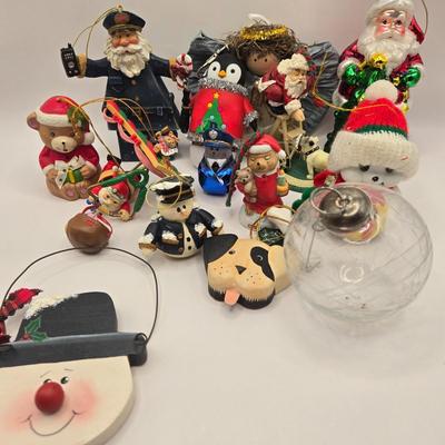 LOT 144K: Assortment of Christmas Ornaments Including Hallmark Keepsake Ornaments and More