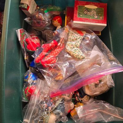 LOT 144K: Assortment of Christmas Ornaments Including Hallmark Keepsake Ornaments and More