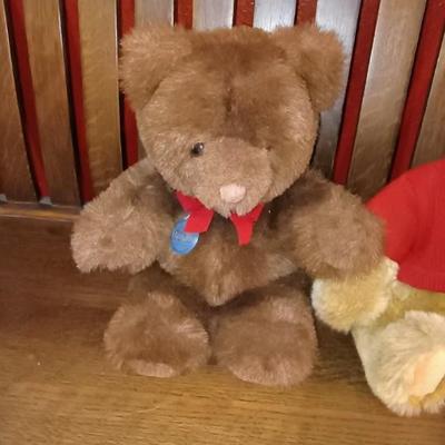 CLASSIC POOH, GUND TEDDY BEAR AND A MOOSE