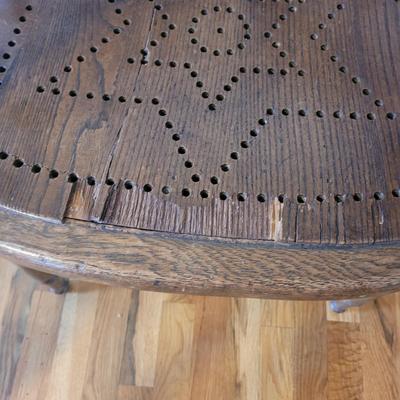 Oak Captains Chair (DR-EL)