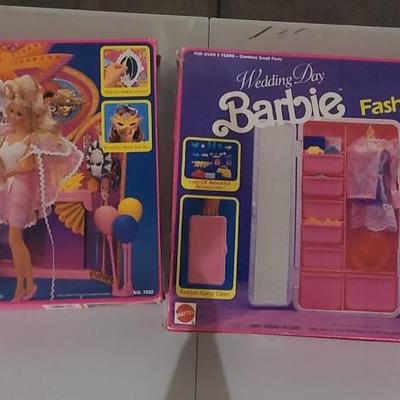 Sale Photo Thumbnail #60: Vintage Barbie Doll play sets in great condition with original boxes.