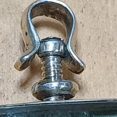 Dragonfly necklace, Glass box locket, blown glass mushroom pendant, and a Moose on a stone pendant