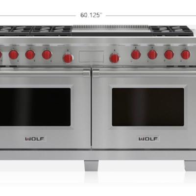 601 Wolf Dual Fuel Range Model: DF606DG-LP-3