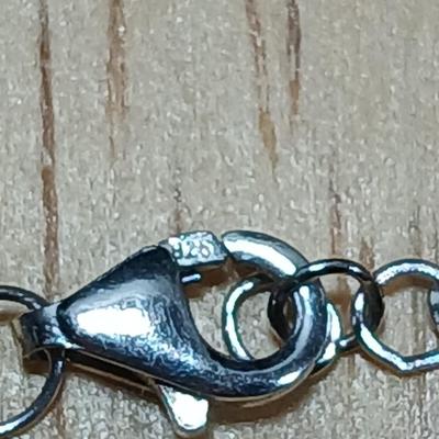 Colorful .925 marked multicolored eye necklace with Multicolor Murano Glass Millefiori Pendant