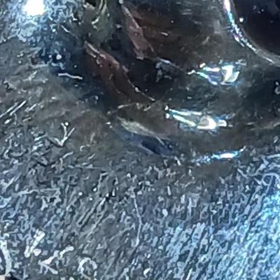 Vintage signed earrings marked .925 with purple centers