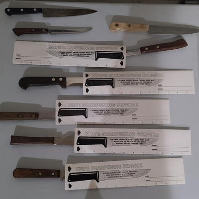 Sale Photo Thumbnail #72: Golden Prestige Cutlery Set plus other Knives
Will receive all knives pictured.