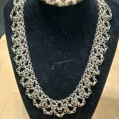 .925 India marked Mesh necklace