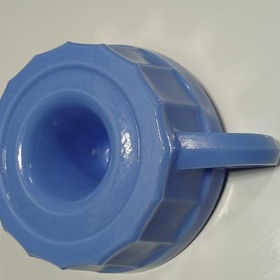 Vintage Mosser, Delphite Blue Glass Reamer / Juicer
