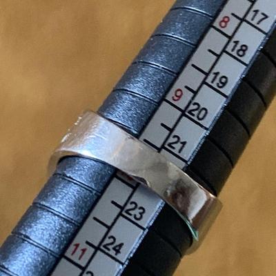 14k White Gold Masonic Mans Size 10 Ring