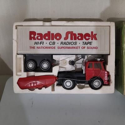 Sale Photo Thumbnail #79: Vintage Radio Shack tractor trailer truck.
In original box and in great condition