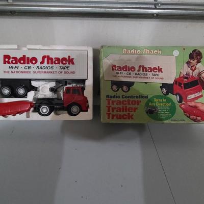Sale Photo Thumbnail #78: Vintage Radio Shack tractor trailer truck.
In original box and in great condition