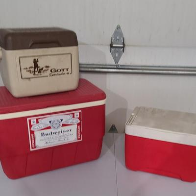 Sale Photo Thumbnail #81: Vintage Budweiser cooler lot. 

Will receive all three coolers pictured. All in good condition