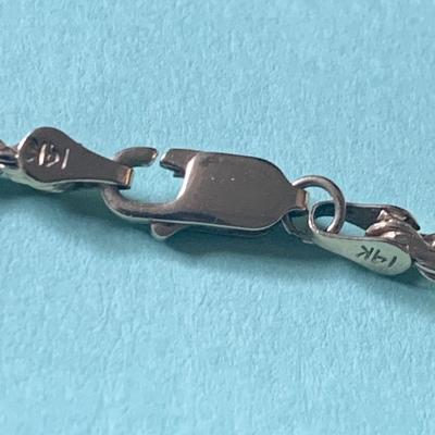 14k Yellow Gold Fire Department Pendant w/ 16” Chain - Total Weight 18.4 grams