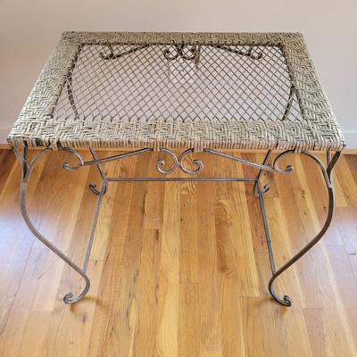 Metal Chair and End Table (DR-EL)