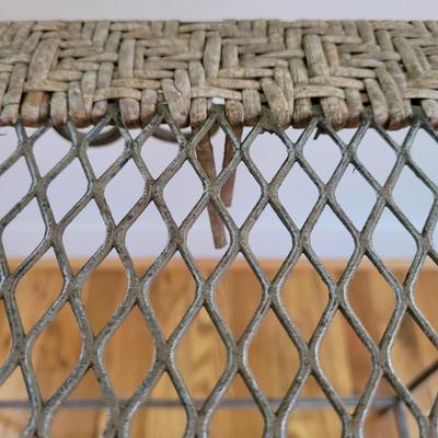 Metal Chair and End Table (DR-EL)