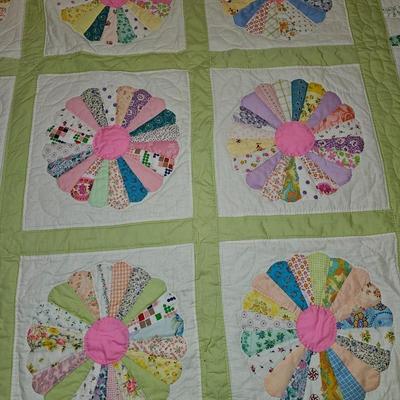 Beautiful Bright and Colorful handmade quilt