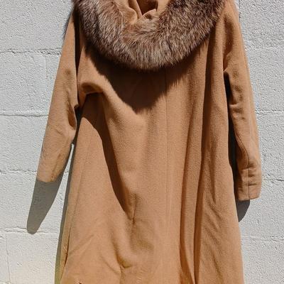 Vintage Camel hair and Wool blend coat -
