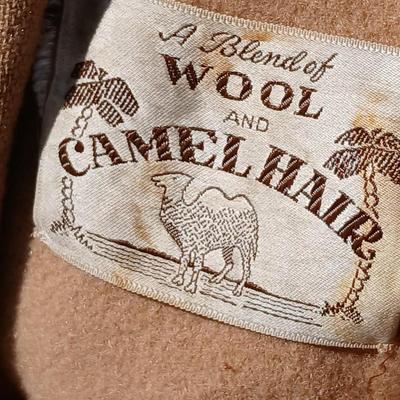 Vintage Camel hair and Wool blend coat -