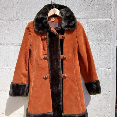 Vintage Passport Jacket / coat Ladies style suede like NICE condition! Union made!