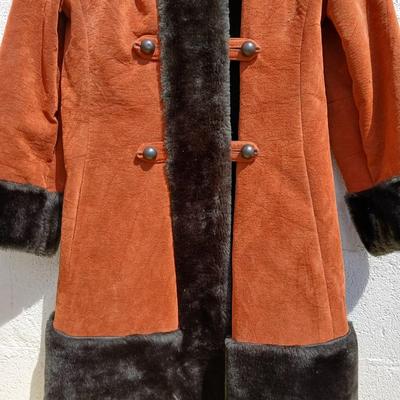 Vintage Passport Jacket / coat Ladies style suede like NICE condition! Union made!