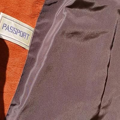 Vintage Passport Jacket / coat Ladies style suede like NICE condition! Union made!
