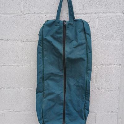 Equestrian Tack - Green Waterproof Bridle Bag -