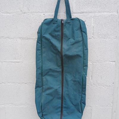 Equestrian Tack - Green Waterproof Bridle Bag -