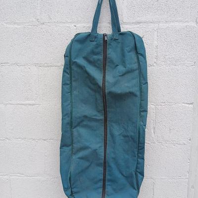 Equestrian Tack - Green Waterproof Bridle Bag -