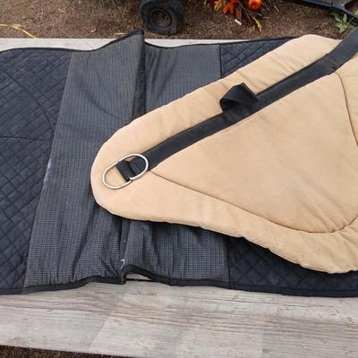 Equestrian Tack - Two English Saddle pads -