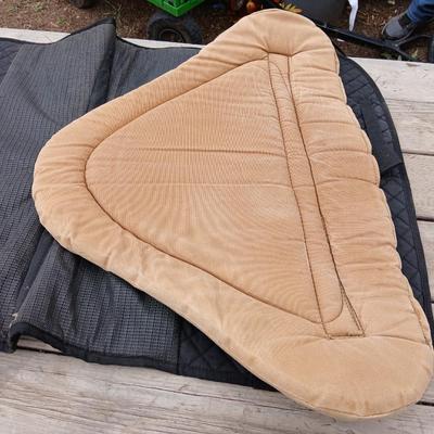 Equestrian Tack - Two English Saddle pads -