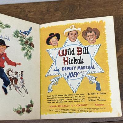 LOT OF 6 VINTAGE CHILDREN'S STORYBOOKS: The Boy at the Dike, Wild Bill Hickok, Yipee Kiyi, Number 0, Petter Rabbit, Happy Holidays