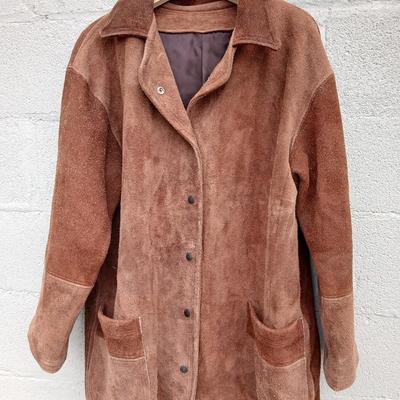 Genuine leather Elk hide West Cal. 45 Vintage leather coat / jacket