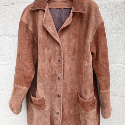 Genuine leather Elk hide West Cal. 45 Vintage leather coat / jacket