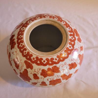 Orange and White Chinese Porcelain (LR-EL)