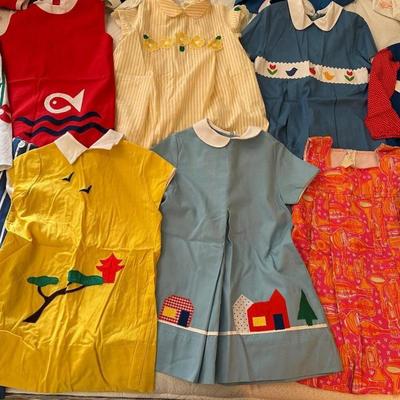 Vintage Kid Dresses Sizes 6 & 7