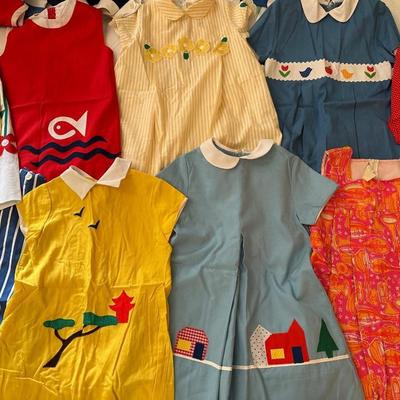 Vintage Kid Dresses Sizes 6 & 7