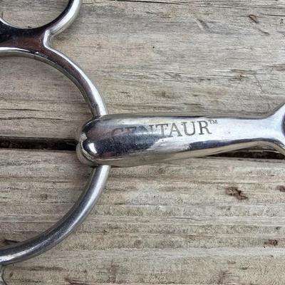 Equestrian Tack - Centaur 2-Ring Gag Bit 5 1/2"