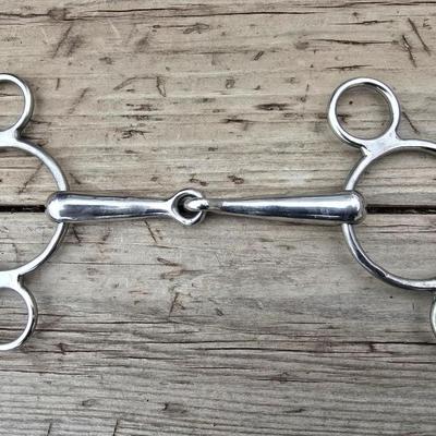 Equestrian Tack - Centaur 2-Ring Gag Bit 5 1/2"