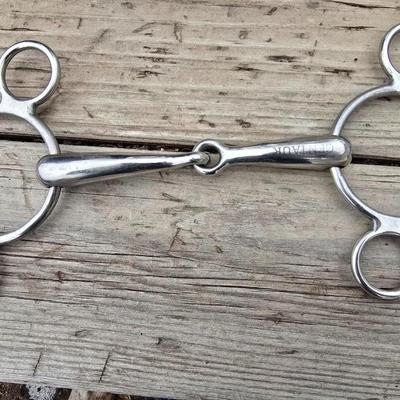 Equestrian Tack - Centaur 2-Ring Gag Bit 5 1/2"