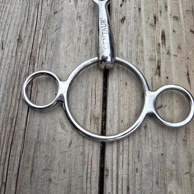 Equestrian Tack - Centaur 2-Ring Gag Bit 5 1/2"