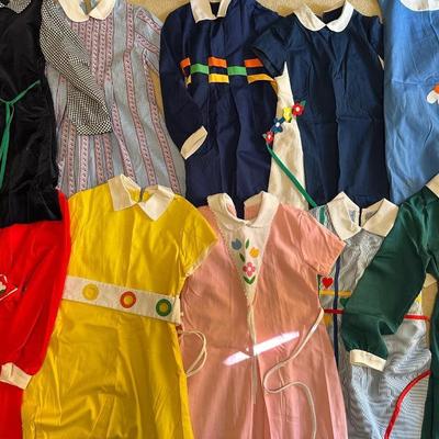Vintage Child Dresses, Sizes 10 & 12